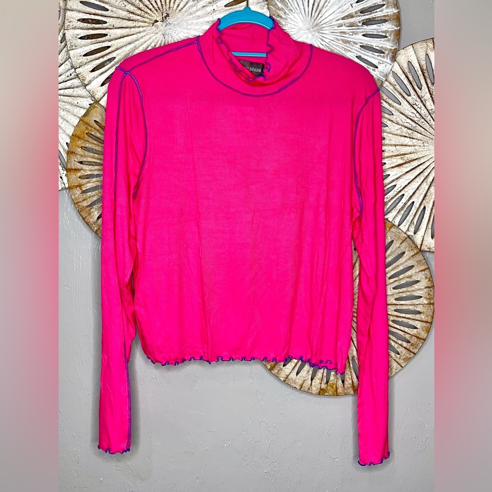 Hot pink shirt